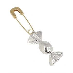 NEW AMBUSH women's candy charm 2 single earrings in silver